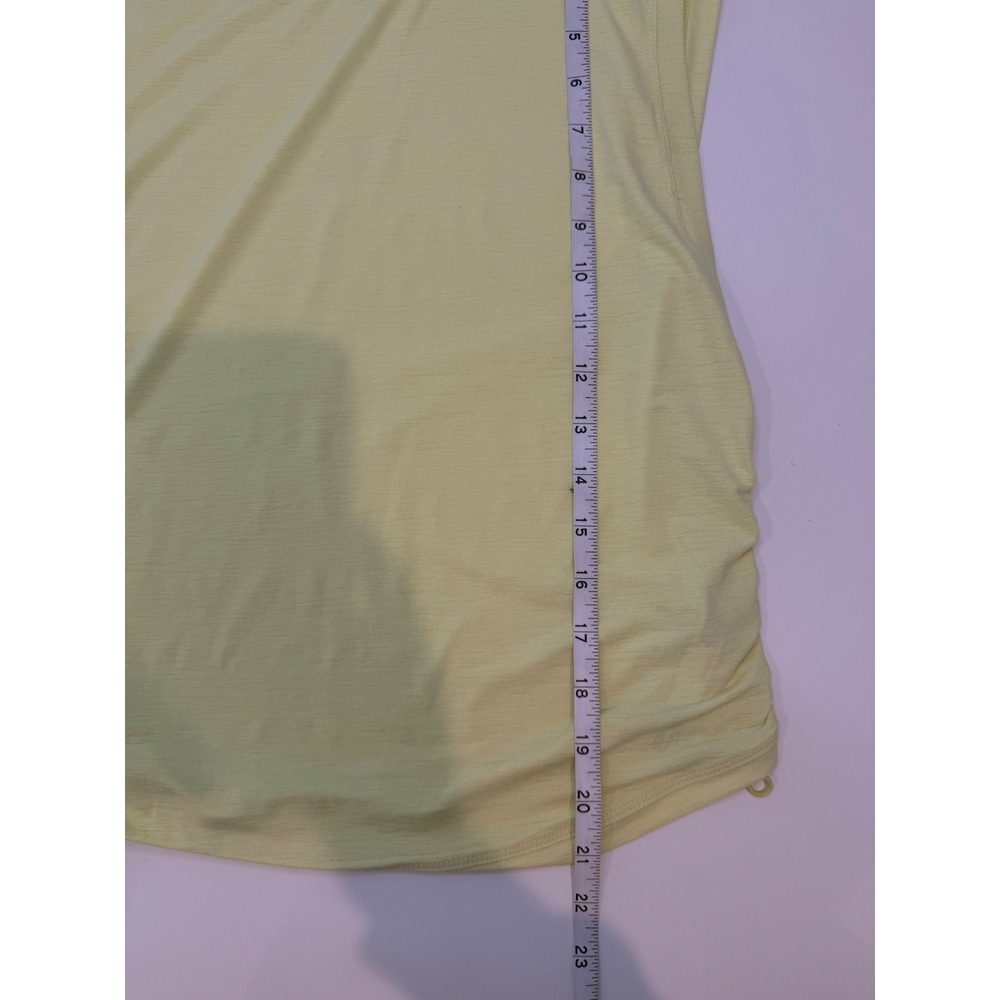 Free People Movement Tempo Sport Mode UV Protection Muscle Tee Ruched Yellow, S - Picture 6 of 7